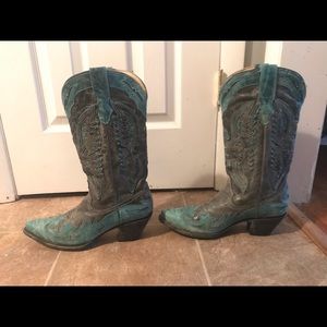 Turquoise Female Cowboy Boots From Corral Boots